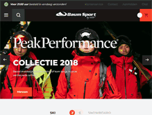 Tablet Screenshot of baumsport.nl